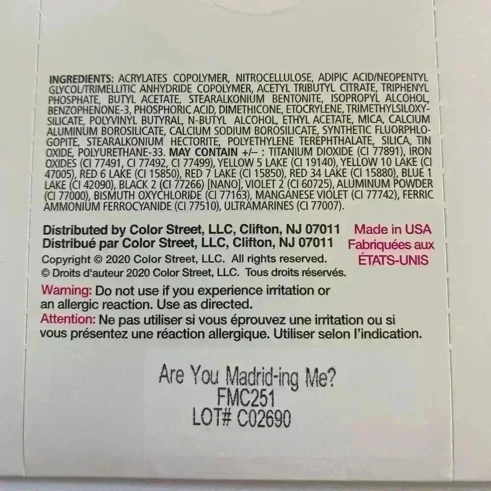 Color Street Barbiecore - Are You Madrid-ing Me